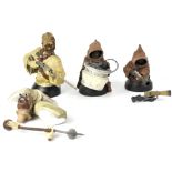 Three boxed Star Wars collectible busts comprising two Jawas,