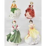 ROYAL DOULTON; four figures comprising HN1034 'Top o' the Hill', HN4112 'Nicole',