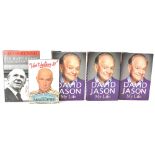 DAVID JASON; three signed copies of his autobiography,