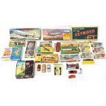 A quantity of model airplanes to include Revell,