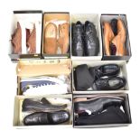 Eight pairs of gentlemen's shoes,