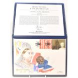 WESTMINSTER MINT; the Queen Victorian hand painted £5 gold coin first day cover, limited edition no.