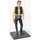 A boxed 'Star Wars' premium format statue of Han Solo, by Sideshow Collectibles, height 48cm.