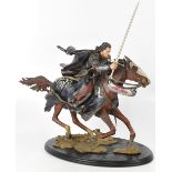 A boxed 'Lord of the Rings; Return of the King', polystone statue, 'Aragorn at the Black Gates',
