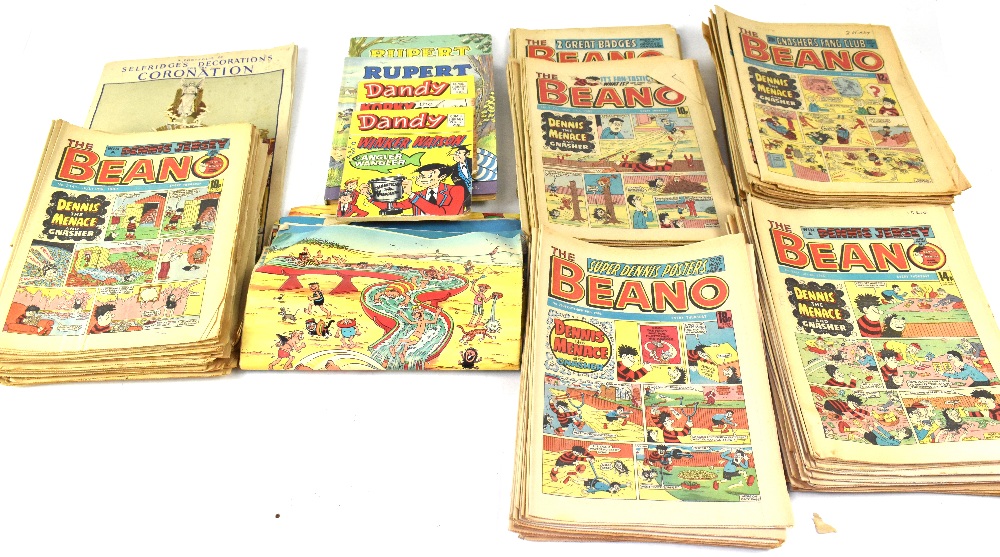 A small quantity of Dandy and Beano comics,
