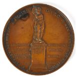 A French medal commemorating the re-establishment of the monument to Joan of Arc at Orléans 1803,