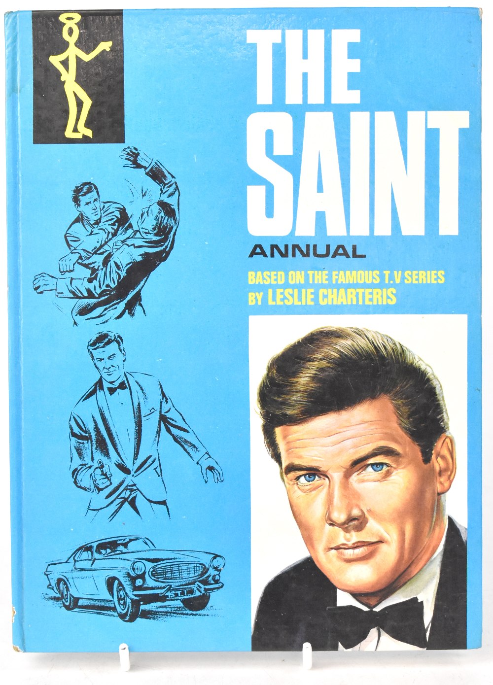 THE SAINT; an annual bearing the signatures of Roger Moore, Leslie Charteris and others,