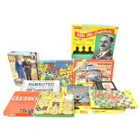 A quantity of boxed vintage games to include snakes and ladders, eight games in one solitaire,
