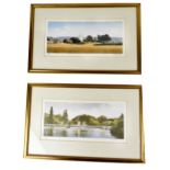 AFTER M C ALEXANDER; a pair of signed limited edition prints, rural scenes,