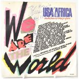 WITHDRAWN; MICHAEL JACKSON AND DIANA ROSS; 'We Are The World', USA for Africa single,