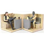 A boxed pair of Star Wars Mos Eisley Cantina limited edition bookends by Gentle Giant Ltd,