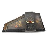 Meinhold's Accordzither 'Miranda' with floral decoration to the sound board.