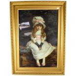 AFTER SIR JOHN EVERETT MILLAIS; a Pears Soap advertising print, 'Girl in Bonnett', 69.