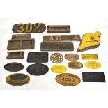 BEYER-PEACOCK & CO, MANCHESTER; an assortment of wooden railway casting patterns for plates,