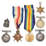 A WWI trio awarded to L-3448 DVR. T. JONES. R.A, comprising 1914-15 star, British War Medal and