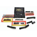 HORNBY; a boxed locomotive and tender BR 4-4-0 School Class Brighton, Bachman locomotive and