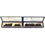 BACHMANN; two boxed OO gauge locomotives and tenders comprising 93XX Mogul and Royal Scot 4648