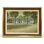 ARTHUR DELANEY (1927-1987); oil on board, 'The Horse & Jockey, Chorlton Green', signed lower