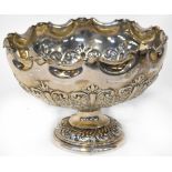 A Victorian hallmarked silver bowl,