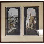 AFTER JOHN J HOLMES (British, 20th century); a pair of colour lithographs,