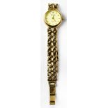 ACCURIST; a ladies' 'Accurist Gold' wristwatch,