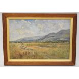 HENRY JOHN YEEND KING (1855-1924); oil on canvas depicting a farmer on rural track,