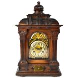 A large early 20th century eight-day mantel clock,