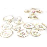 Various 'Indian Tree' pattern part tea and dinner ware, mainly Minton and Coalport,