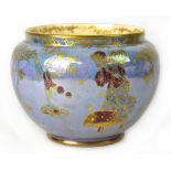 CROWN DEVON; an early 20th century Fairy Lustre bowl,