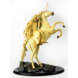 THE LORD OF THE RINGS; a polystone figure of Gandalf with Shadowfax, Sideshow Weta Collectibles,