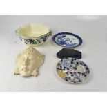 A quantity of mainly 20th century Oriental ware to include blue and white bowls,