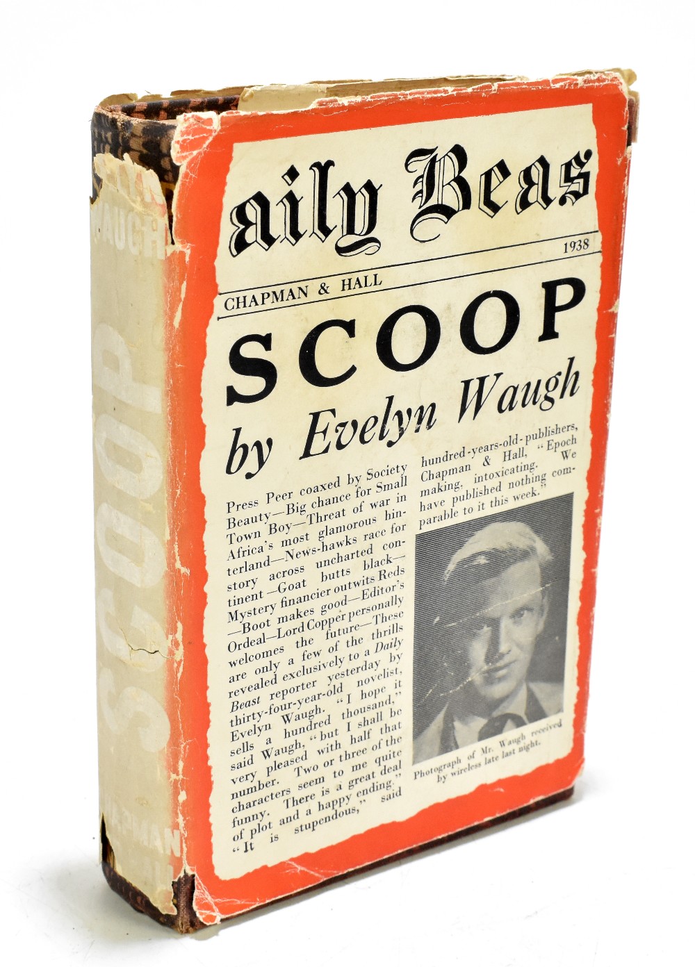 WAUGH (E); SCOOP, first edition, with raised 8 to the publication date, and ‘a’ rather than ‘as’