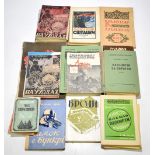 A collection of 1940s and 1950s Ukrainian books on independence, political, historical, policy