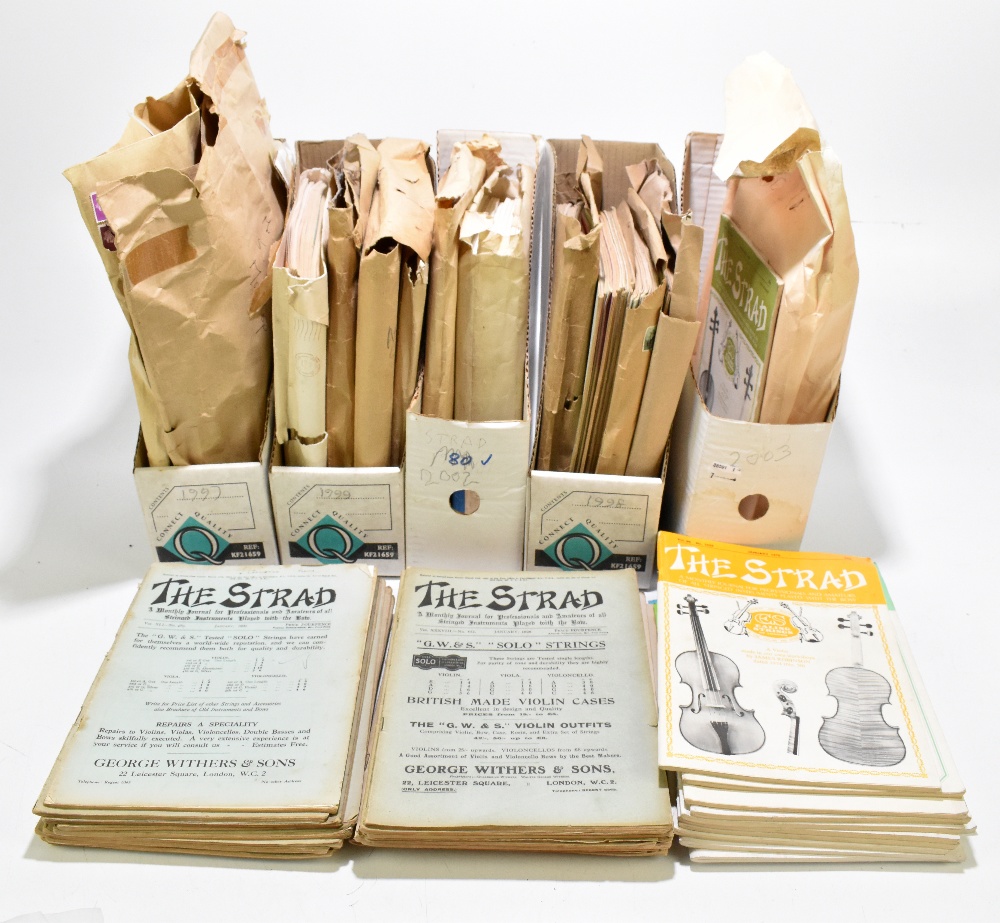 An extensive collection of Strad magazines spanning the majority of the 20th century up to 1977.