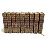 SHAKESPEARE (W), THE PLAYS OF SHAKESPEARE, in nine miniature volumes, engraved portrait to volume