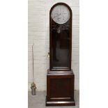 FRANK ROWE, COUNTY MARLOWE; a 19th century rosewood cased Shop Regulator longcase clock, the