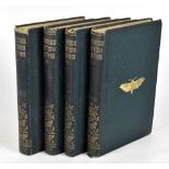 MORRIS, REV. F; A NATURAL HISTORY OF BRITISH MOTHS, third edition in four volumes, with hand