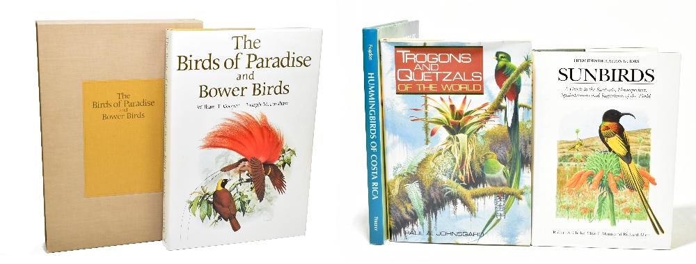 COOPER (W), THE BIRDS OF PARADISE AND BOWERBIRDS, black and white illustrations and colour plates,