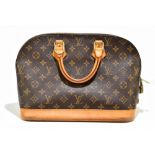 LOUIS VUITTON; a Monogram Alma PM handbag, No.FL0035, with dust bag, 30 x 25 x 16cm. Additional