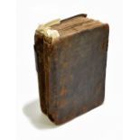 17TH CENTURY BIBLE – THE OLD TESTAMENT; begins with litany and collections, no New Testament,