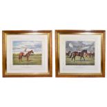 RICHARD STONE REEVES; a pair of limited edition colour prints, 'Neji' and 'Kelso', each signed in