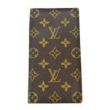 LOUIS VUITTON; a brown Monogram card case/wallet/organiser, the case will hold a maximum of six