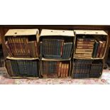 PUNCH OR THE LONDON CHARIVARI; 97 vols, a broken run from the 1870’s to 1930’s including leather