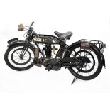 A 1924 BSA model L 350cc motorcycle, XT 5729, chassis number stated D11525, engine number stated