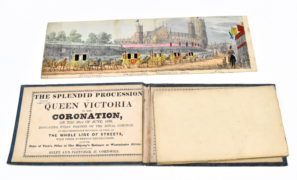 THE SPLENDID PROCESSION OF QUEEN VICTORIA TO HER CORONATION, on the 28th June 1838, hand coloured