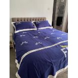 FENDI; a ‘Roma 2005 Monsters’ 100% cotton four-piece king size bedding set comprising a flat