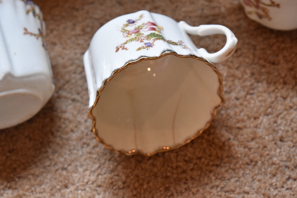 A miscellany of tea services including a Regency bone china part tea service decorated in pink - Image 7 of 7