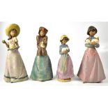 NAO; a group of five figures, all young ladies,