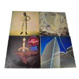 ROCK; four LPs comprising Yes 'Going For the One' and 'Relayer',