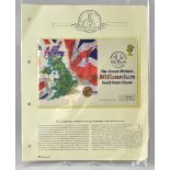 A British Isles coin cover collection 'The Great Britain Millennium Gold Coin Cover',